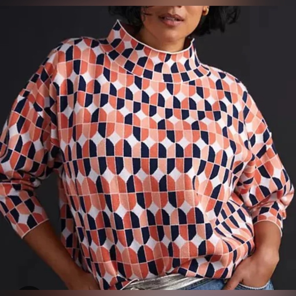 Maeve Carys Mock Neck Sweater - Size XL